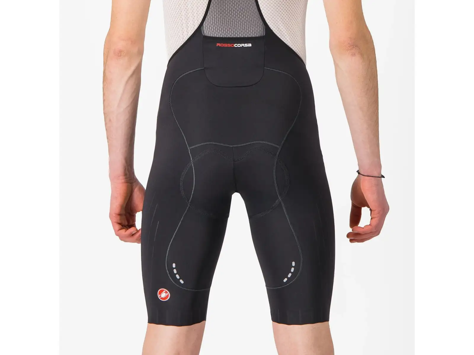 Castelli Free Aero Race men's shorts with insert and braces Black