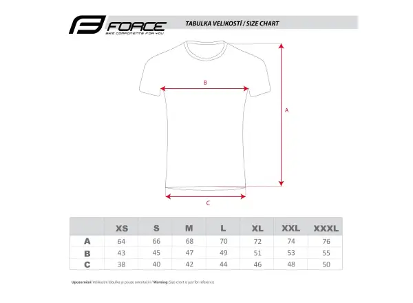 Force Spirit men's T-shirt short sleeve black
