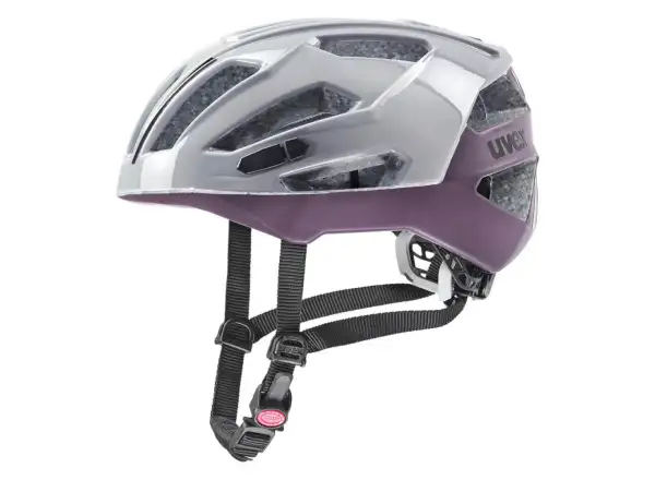 Uvex Gravel X helmet Rhino/Plum
