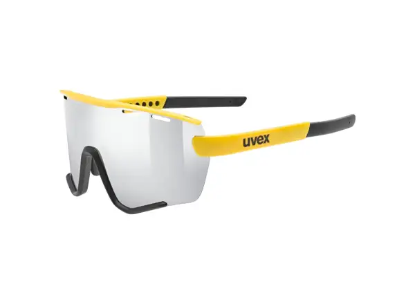 Uvex Sportstyle 236 cycling glasses Set Sunbee Black Mat/Mirror Silver+Clear