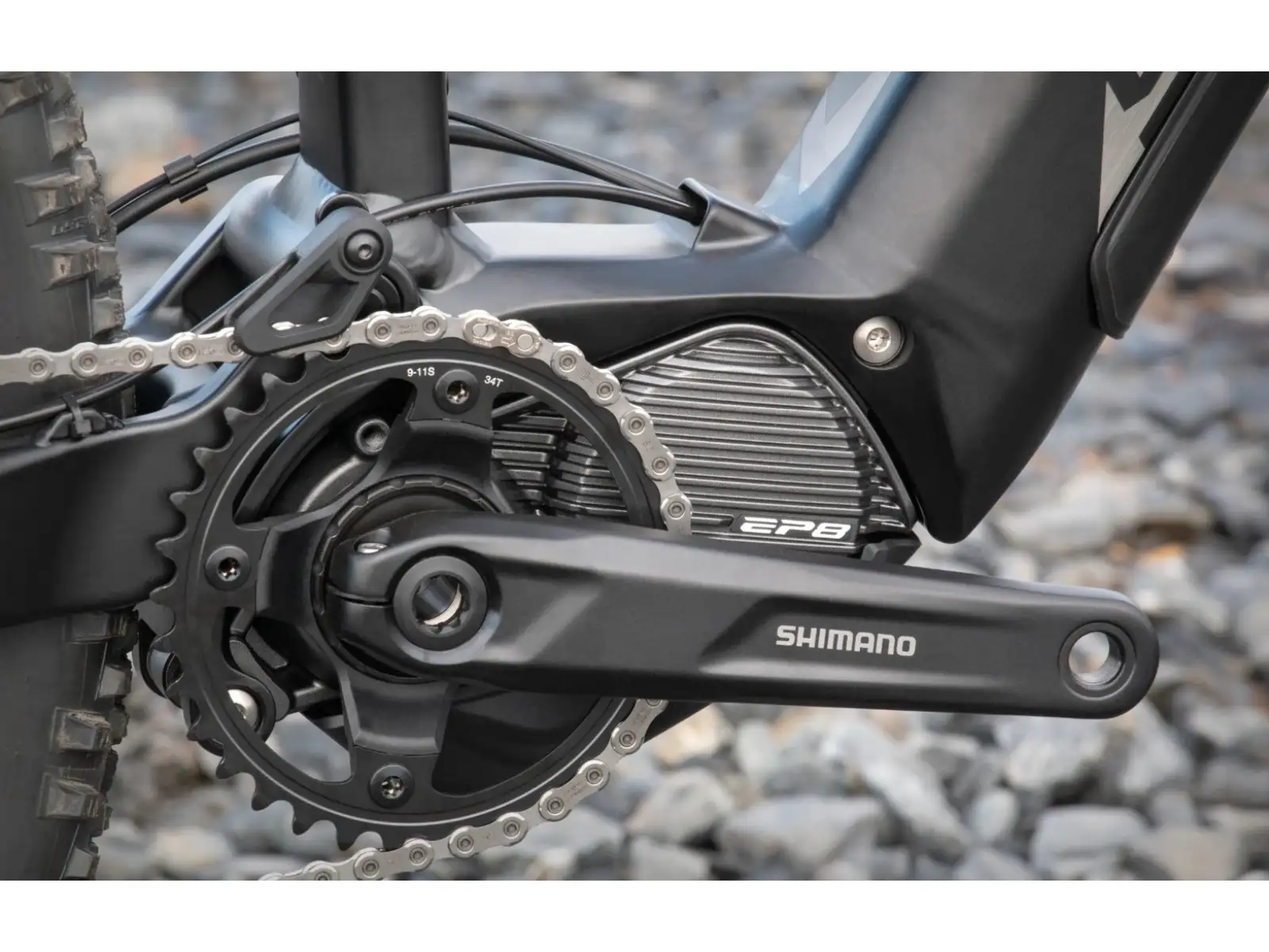 Superior eXF 8089 full suspension e-bike Matte Black/Chrome Silver