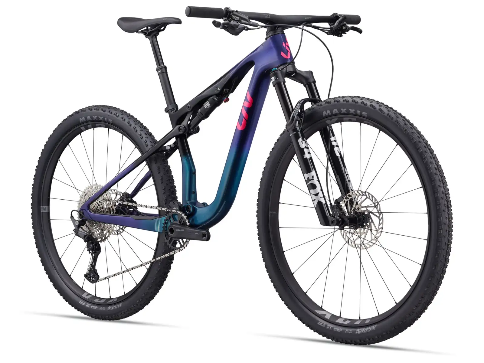 Liv Pique Advanced SL 3 full-suspension mountain bike Deep Cove/Sea Sparkle