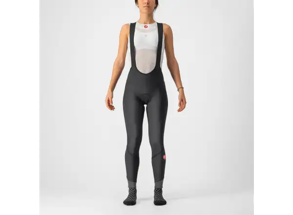 Castelli Velocissima DT Bibtight women's pants Black/Black Reflex