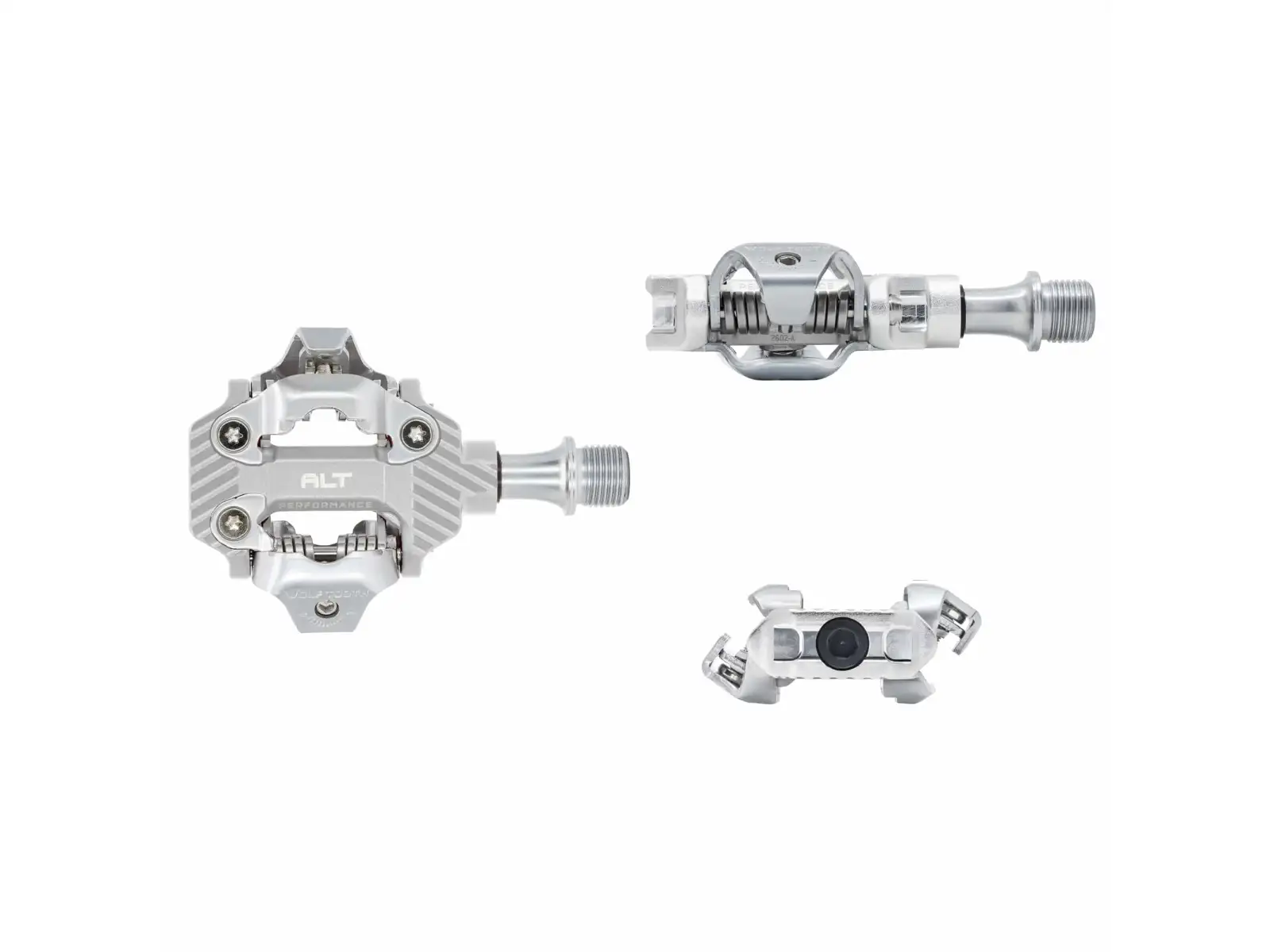 Wolf Tooth ALT XC Clipless Performance pedals raw silver