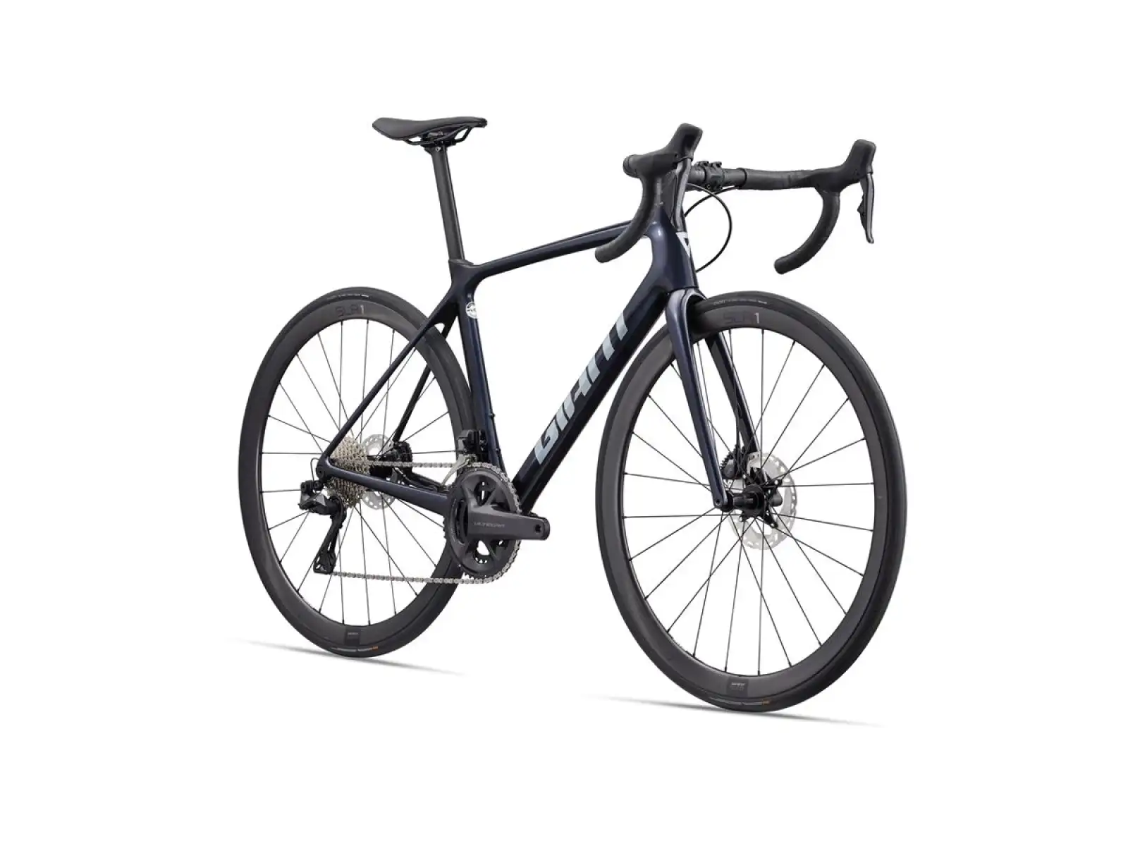 Giant TCR Advanced Pro 0 Disc Di2 GE road bike cold night