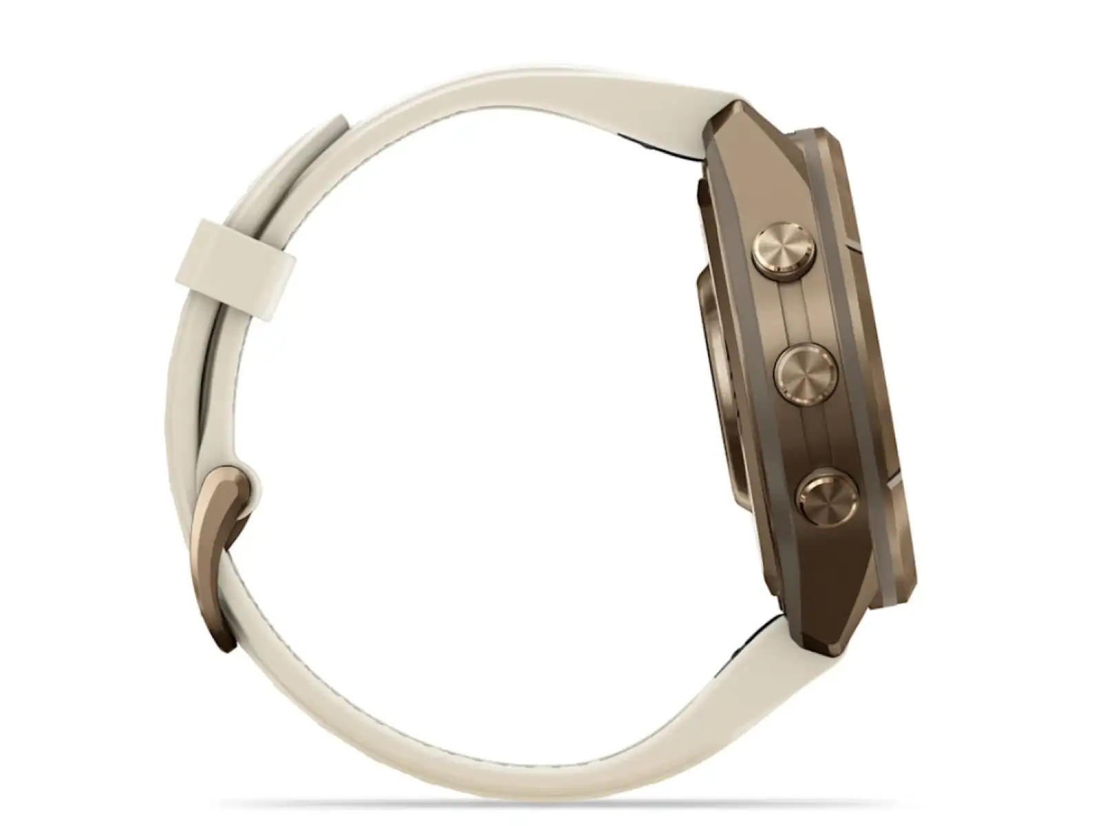 Garmin Fénix 9 Pro inReach 43 mm smartwatch Autumn Gold Titanium Cream/French Gray