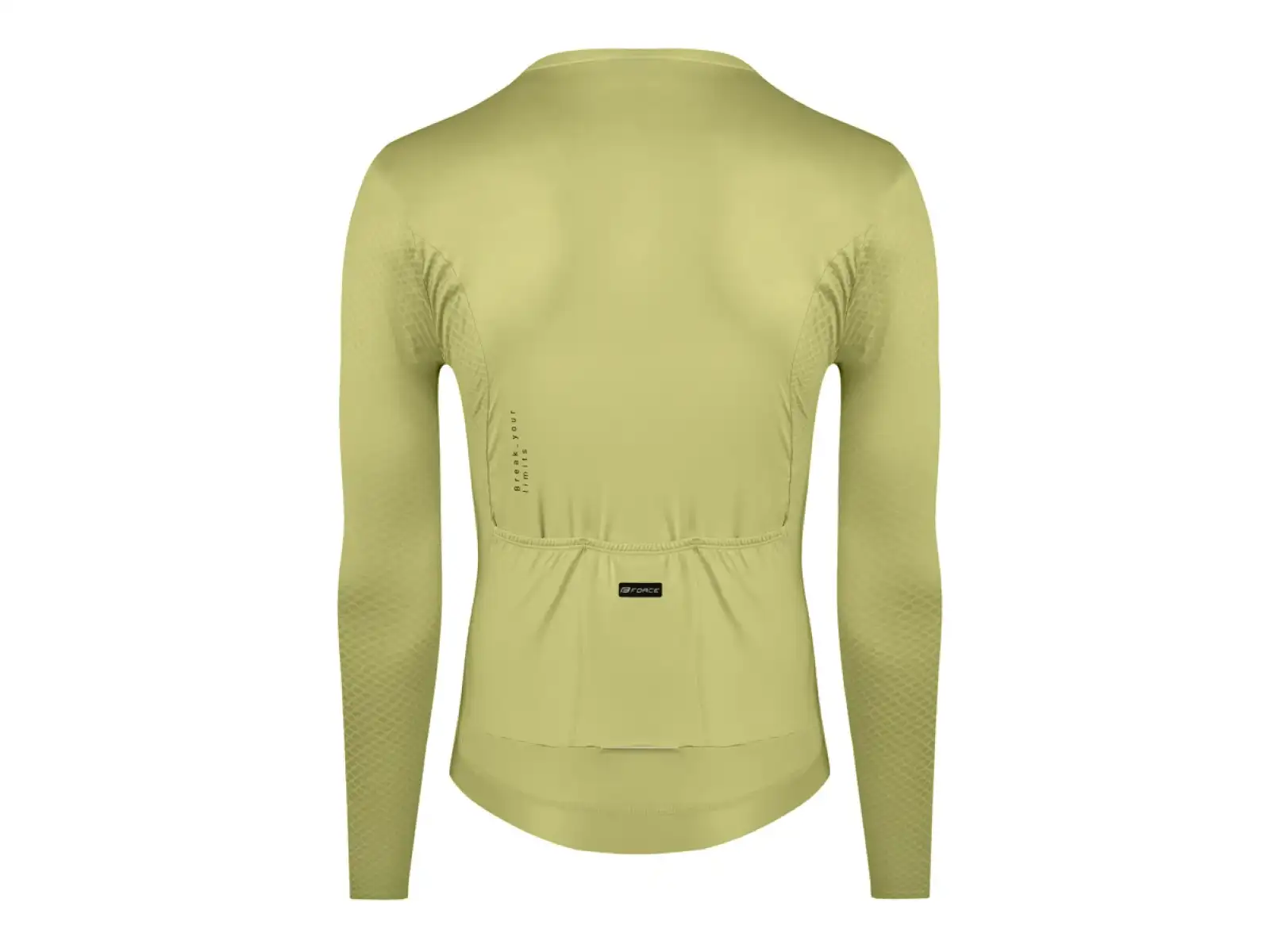 Force Plain men's long sleeve jersey green