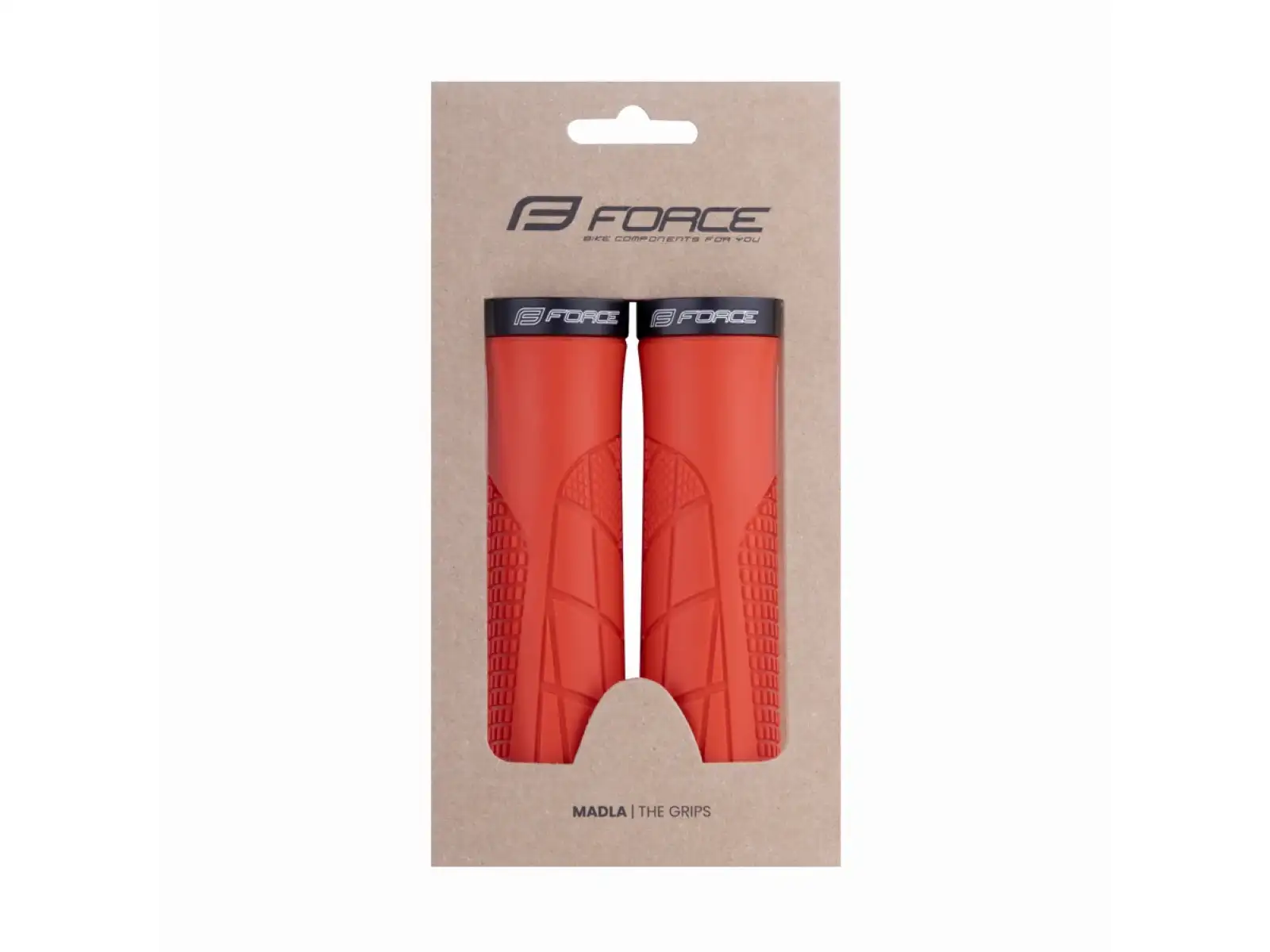 Force Orix rubber grips red