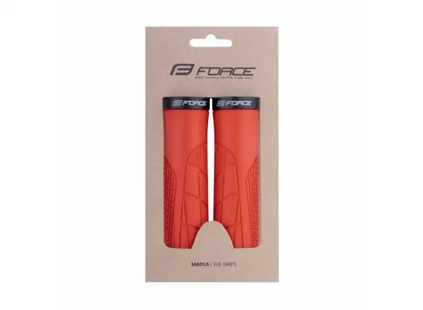 Force Orix rubber grips red