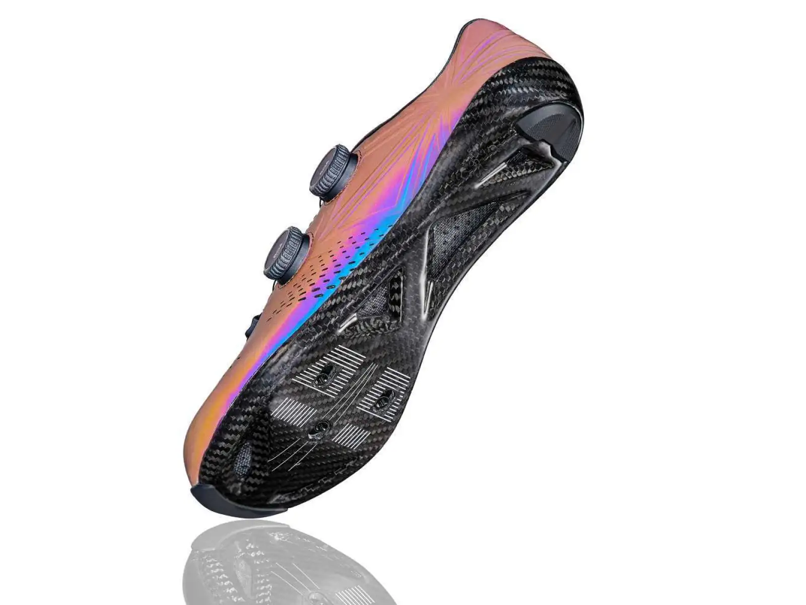Supacaz Kazze Carbon road cycling shoes oil slick reflectiv