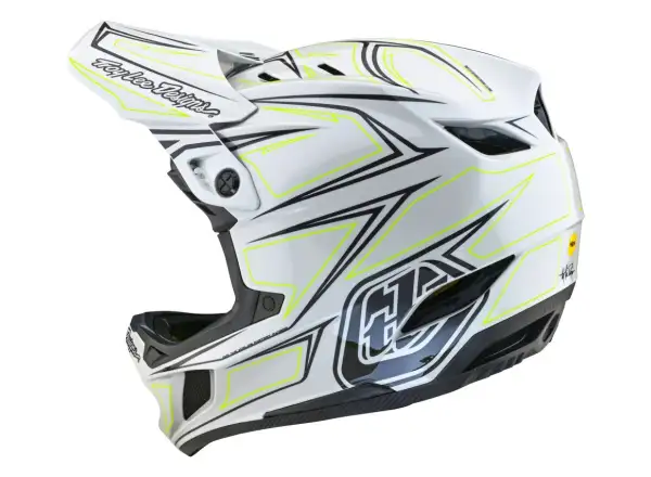 Troy Lee Designs D4 Composite MIPS Pinned helmet Light Gray