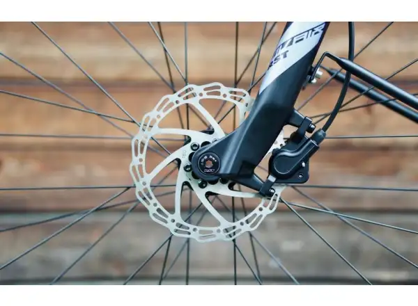 Rock Machine Crossride e450 hybrid e-bike Gloss Metallic Navy/Silver