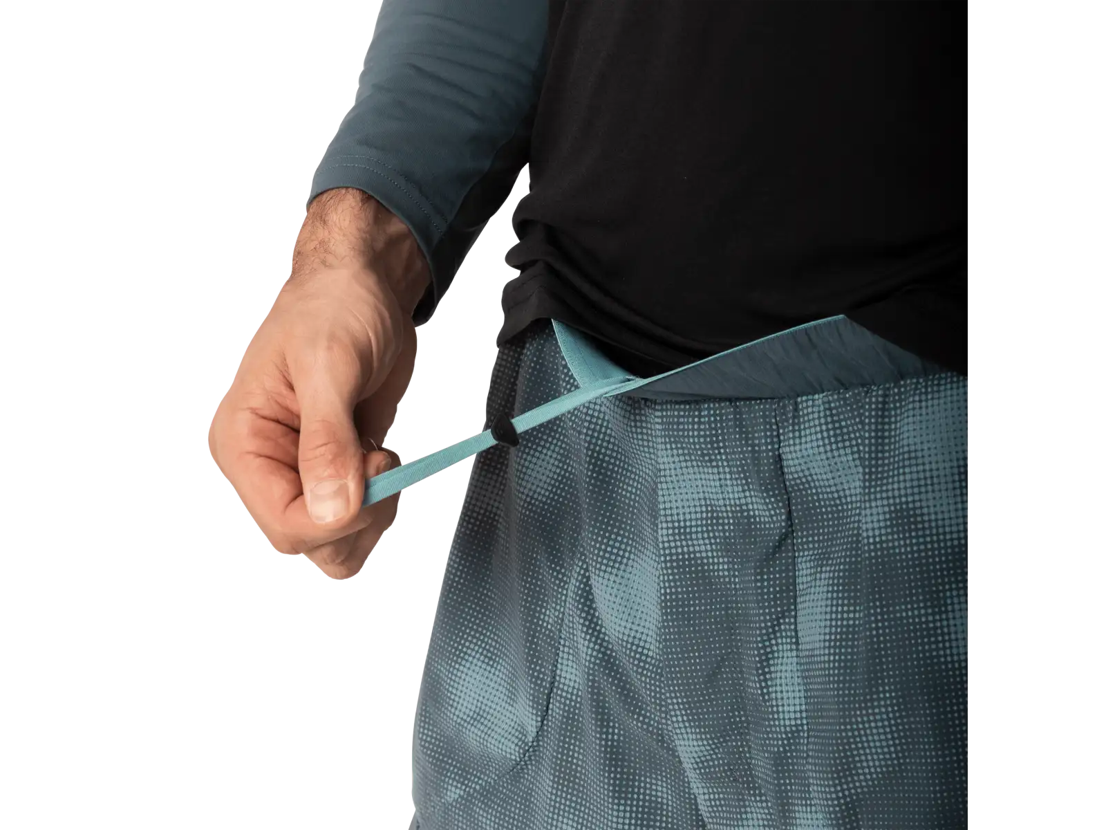 Dynafit Trail Reflective 2in1 men's running shorts Cinder