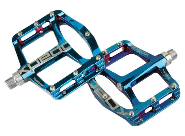 X-pedo Spry+ platform pedals Blue Ray