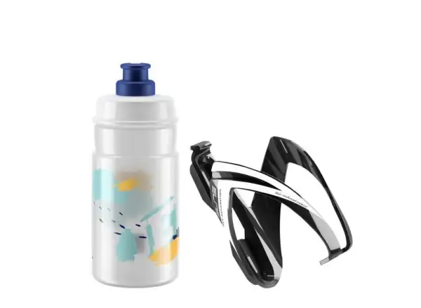 Elit Kit Ceo basket Black Glossy + JET bottle 350 ml Clear/Blue Logo