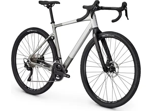Focus Atlas 6.7 DI gravel bike Nepalsilver Glossy/Steelgrey Glossy