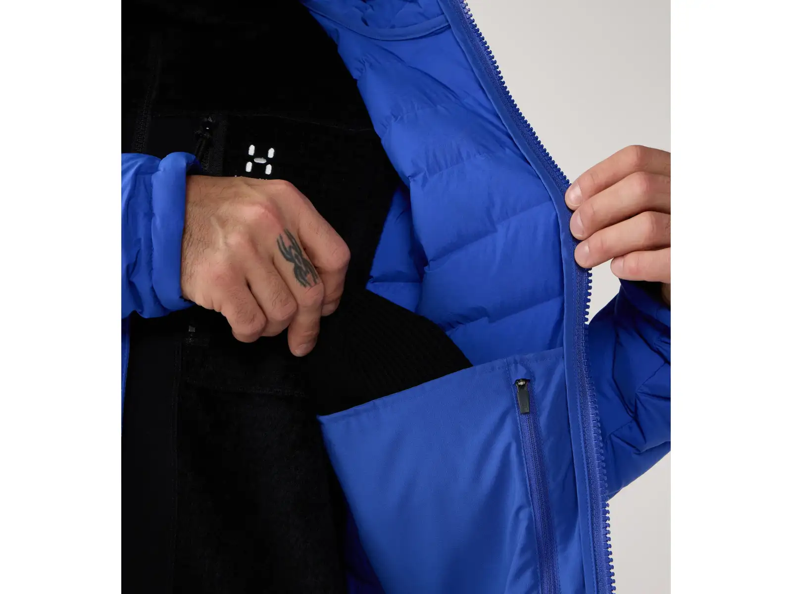 Haglöfs Spitz Down men's jacket Northern Blue