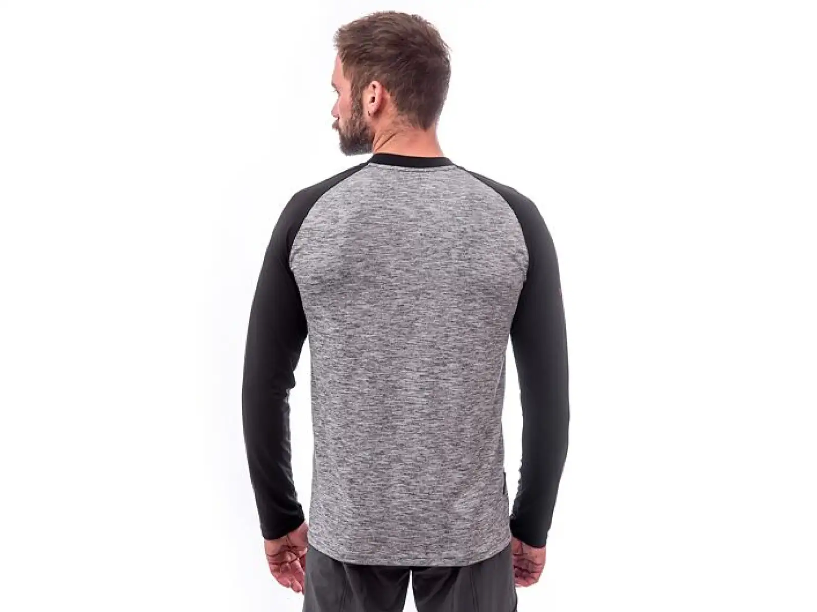 Sensor Charger men's jersey long sleeve grey/black