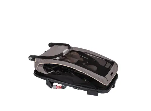 XLC DUOs BS-C10 child two-seater trailer 20" grey/beige/anthracite