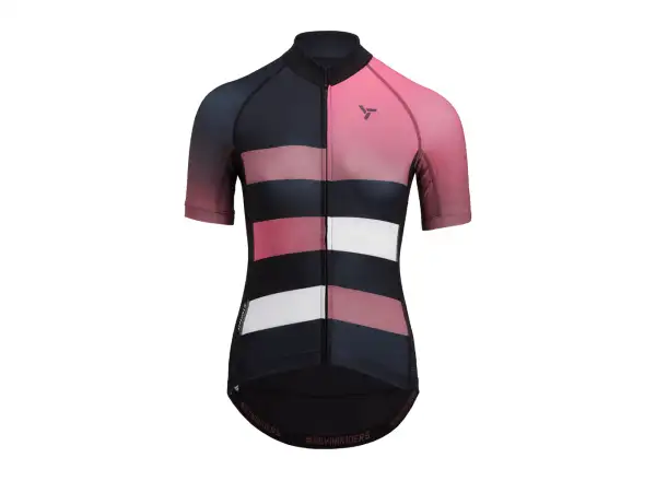 Silvini Mazzana women's jersey short sleeve Black/Fuchsia