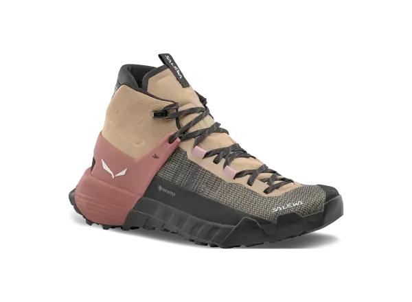 Salewa Wildfire NXT Mid GTX women's hiking boots Quicksand/Etruscan Red