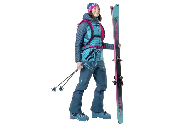 Dynafit Tour Vario 2.0 telescopic poles Fluo Coral