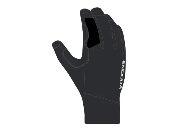 Endura Loop waterproof cycling gloves black