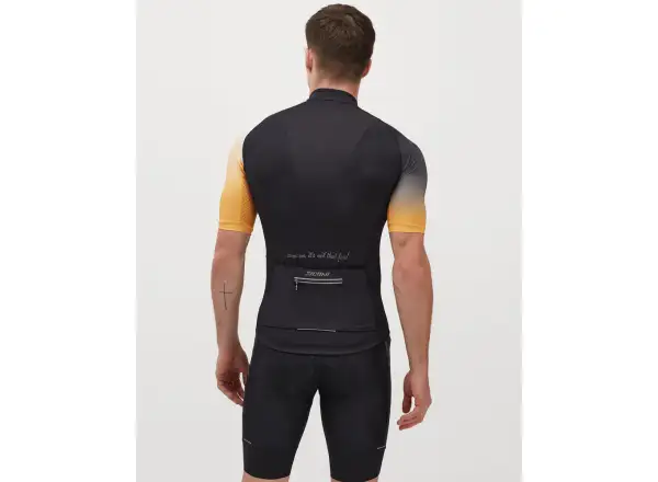 Silvini Mazzano men's jersey short sleeve black/yellow