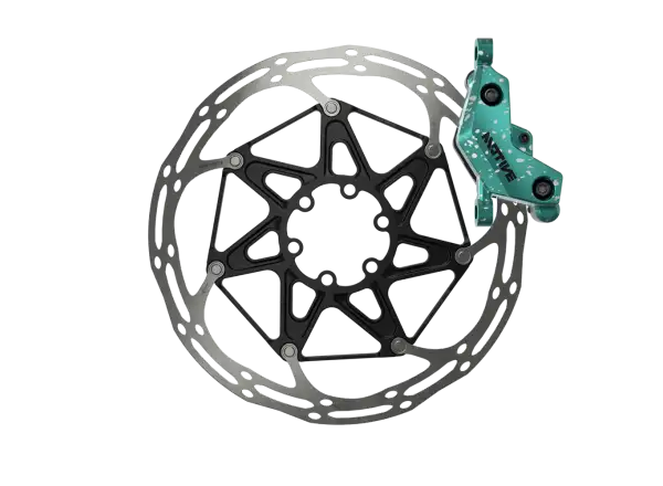 Sram Motive Ultimate Stealth Teal Splatter Expert Kit disc brake set