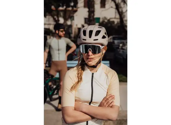 Force Epic cycling glasses white/blue mirrored lens