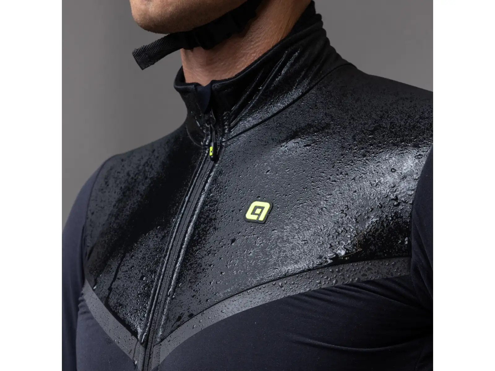 Alé R-EV1 Wool Speed men's winter cycling jacket Black