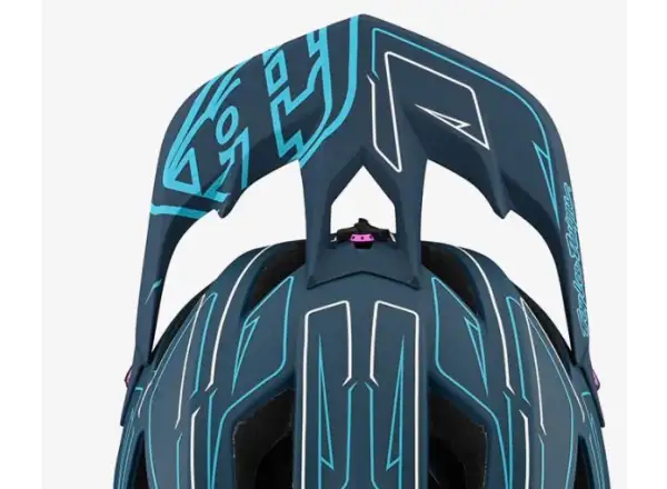 Troy Lee Designs Stage Visor Pinstripe replacement visor Marine