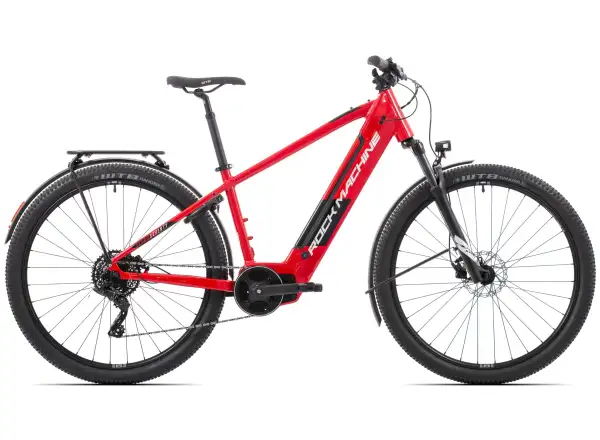 Rock Machine eSTORM 70 TOUR mountain e-bike Gloss Red/Silver/Black