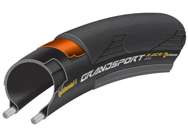 Continental Grand Sport Race road tire kevlar Black
