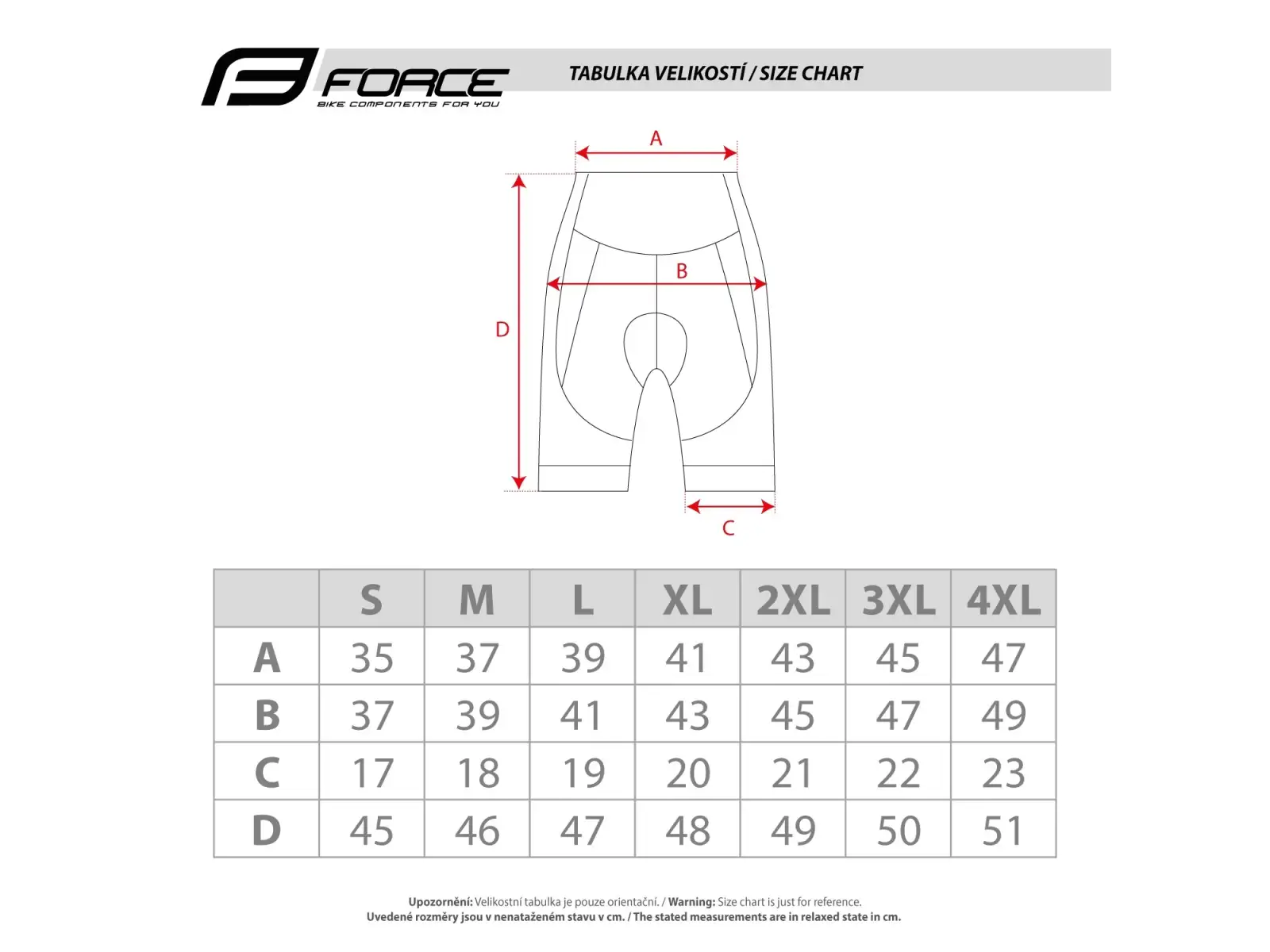 Force Pace cycling shorts with padding black