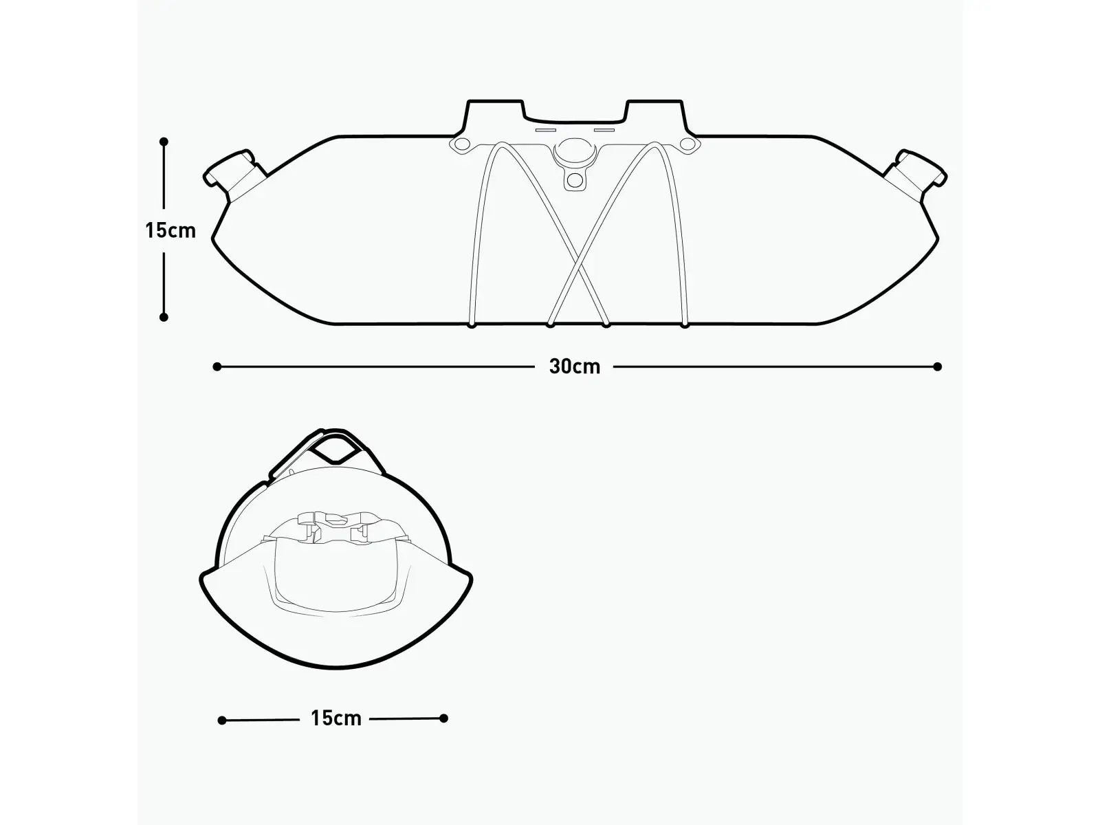 Evoc Handlebar Pack BOA WP 5 handlebar bag Black