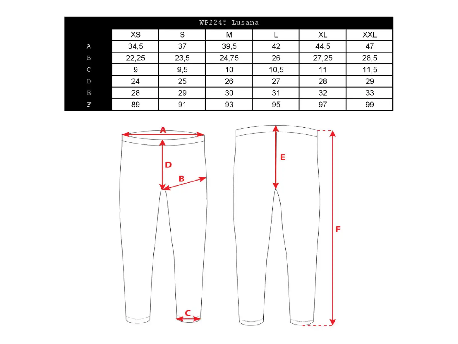 Silvini Lusana women's leggings Black