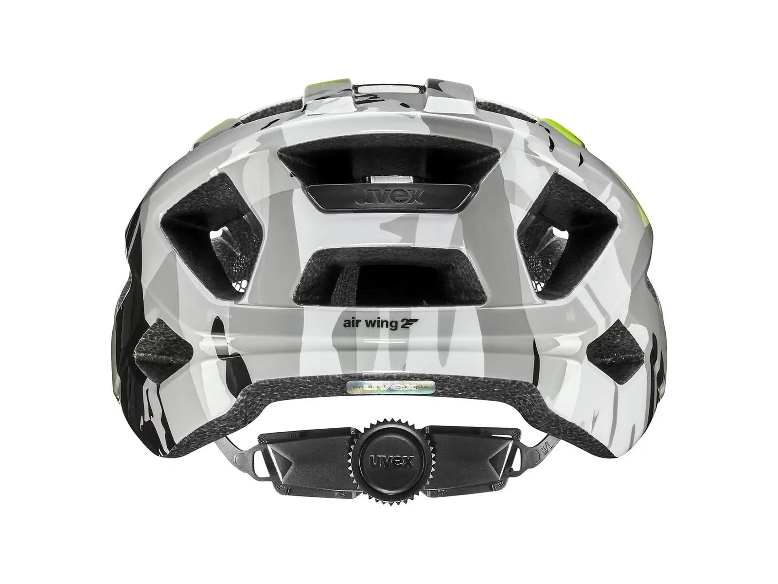 Uvex Air Wing 2 children's helmet Neon Yellow-Black