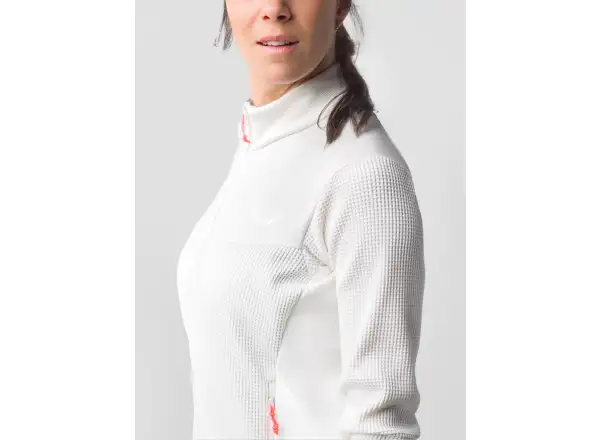 Salewa Puez Waffle HYB PL women's sweatshirt White