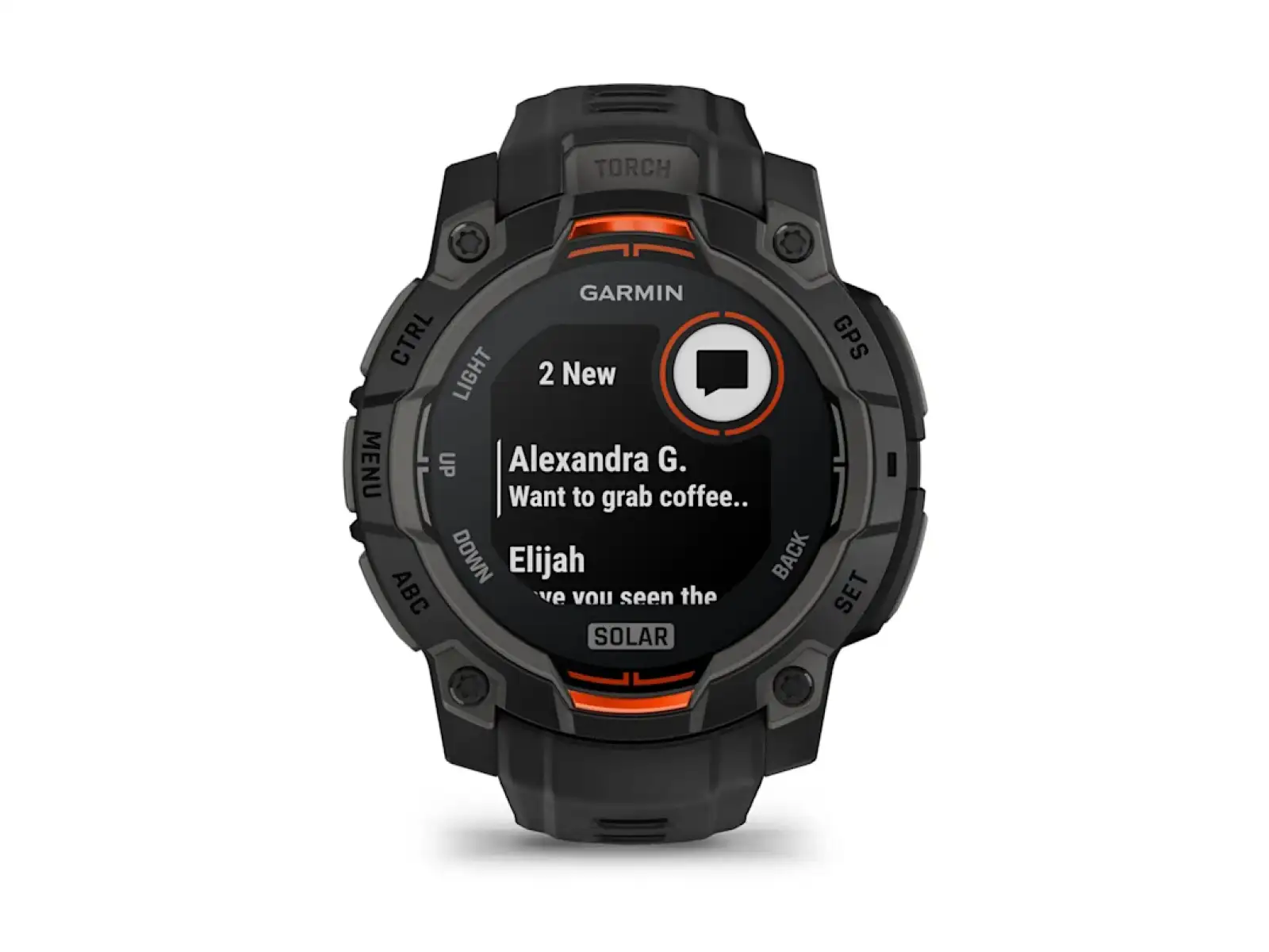 Garmin Instinct 3 Solar 45 mm smart watch Black/Black strap