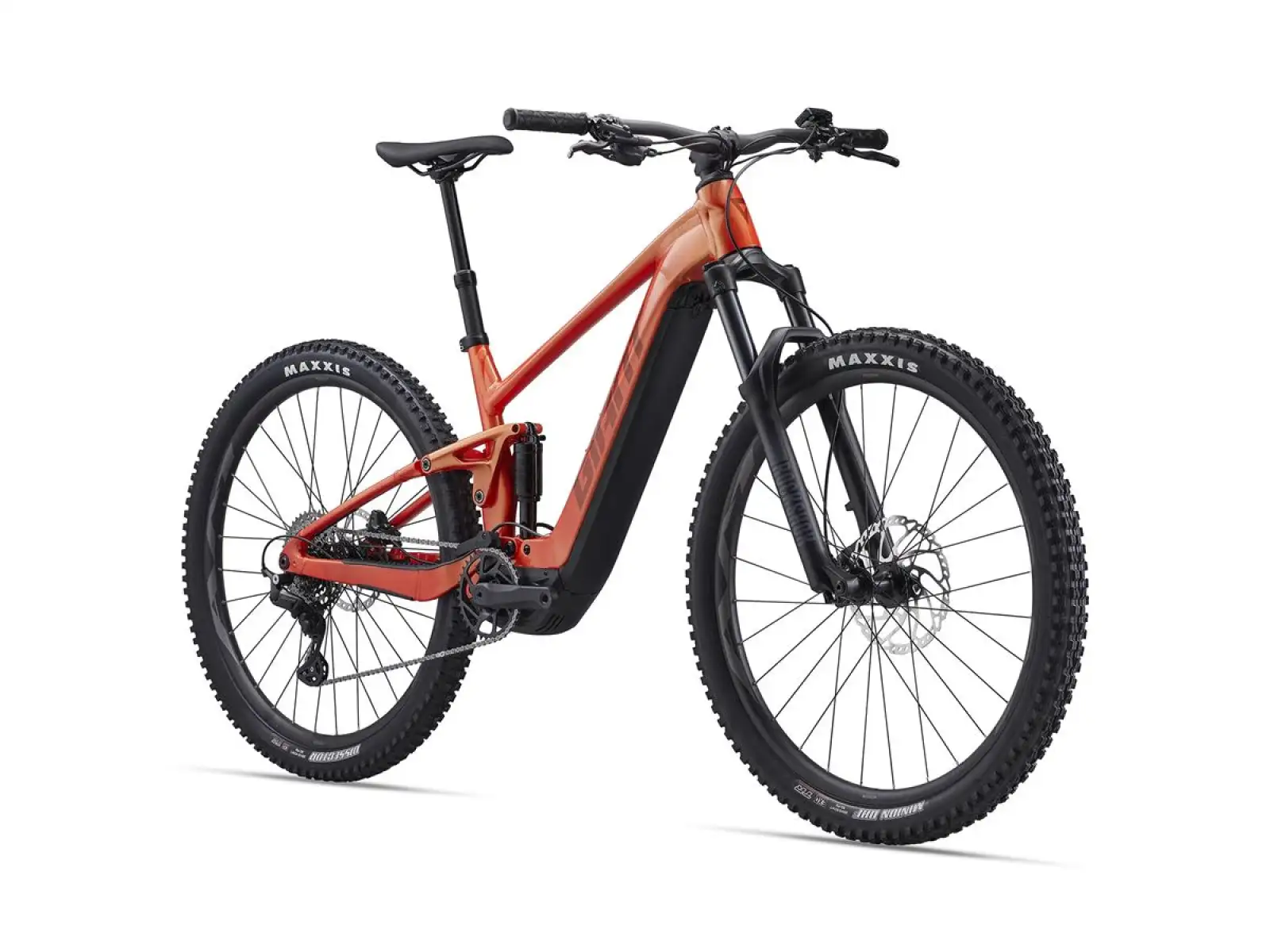 Giant Stance E+ 1 Helios Orange full suspension electric bike
