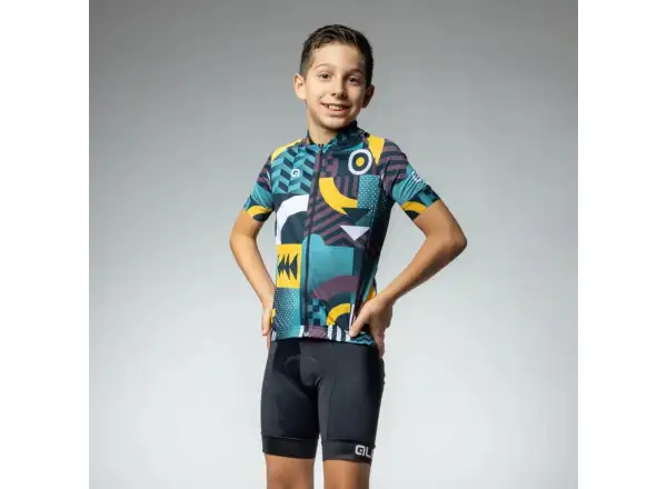 Alé Kid Games children's jersey Cocoa Brown