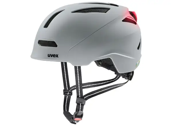 Uvex Urban planet LED helmet Rhino matt