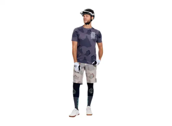 Troy Lee Designs Skyline Pro men's jersey short sleeve Flow Camo Carbon