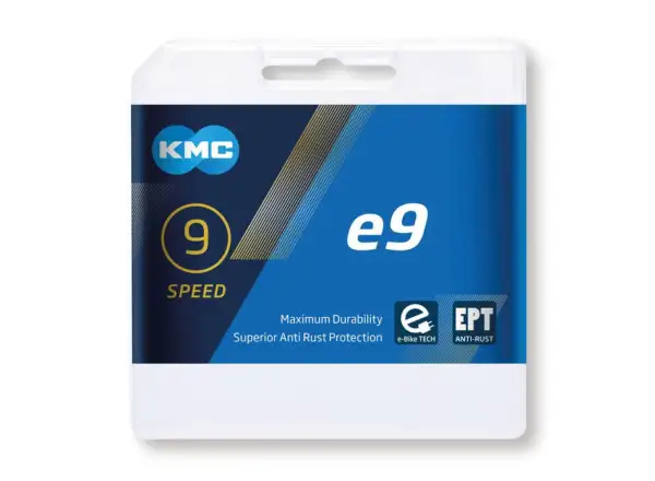 KMC e9 EPT chain 136 links grey