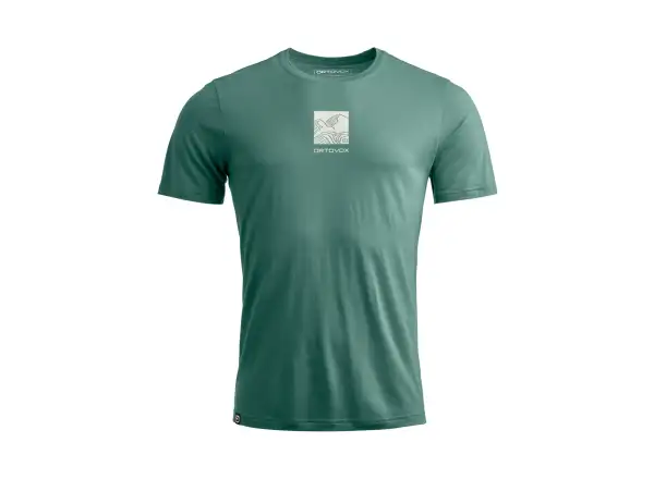 Ortovox 120 Cool Tec Abstract men's T-shirt Arctic Grey