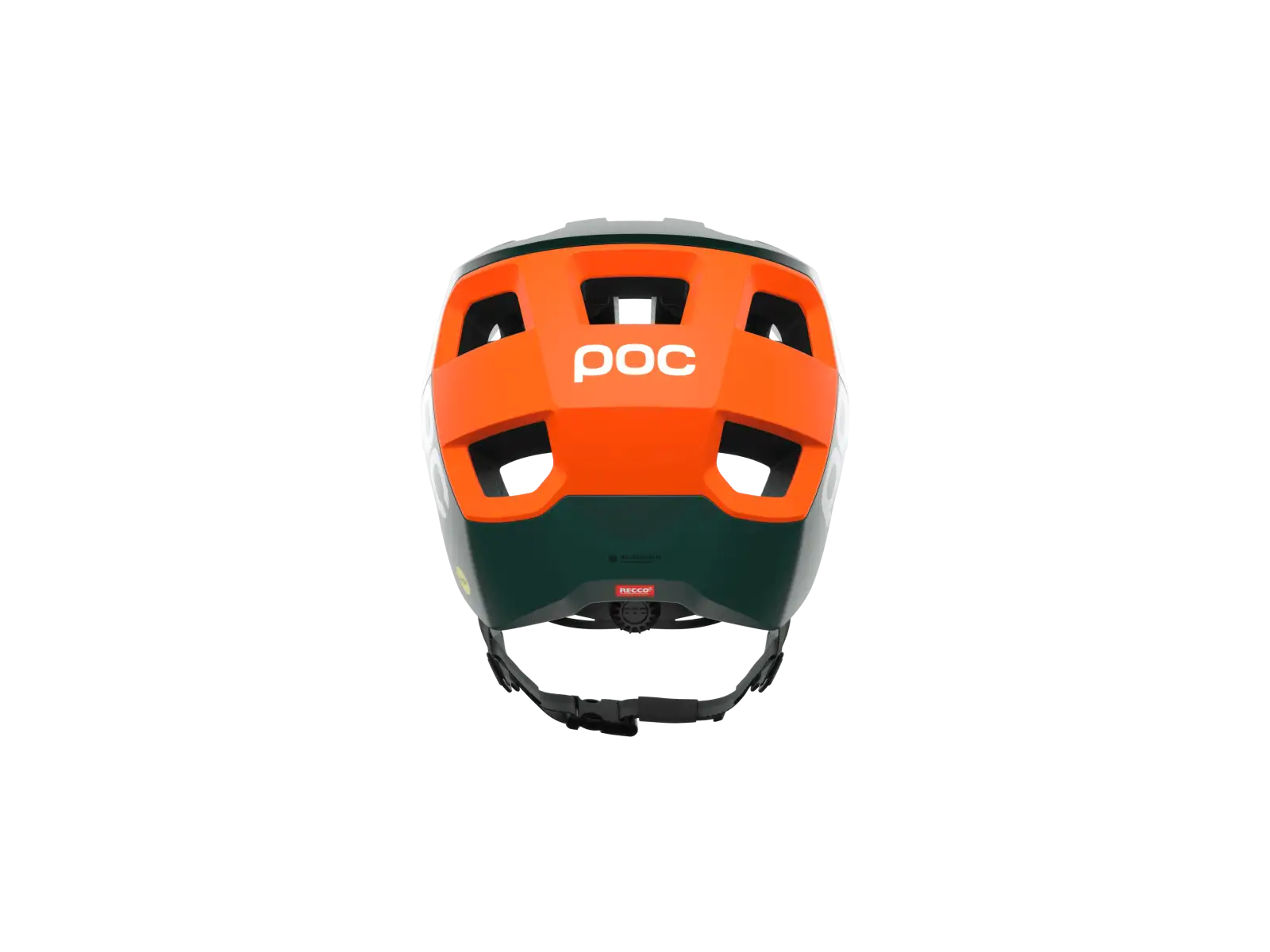 POC Kortal Race MIPS MTB helmet Pargasite Green Matt/Fluorescent Orange Matt