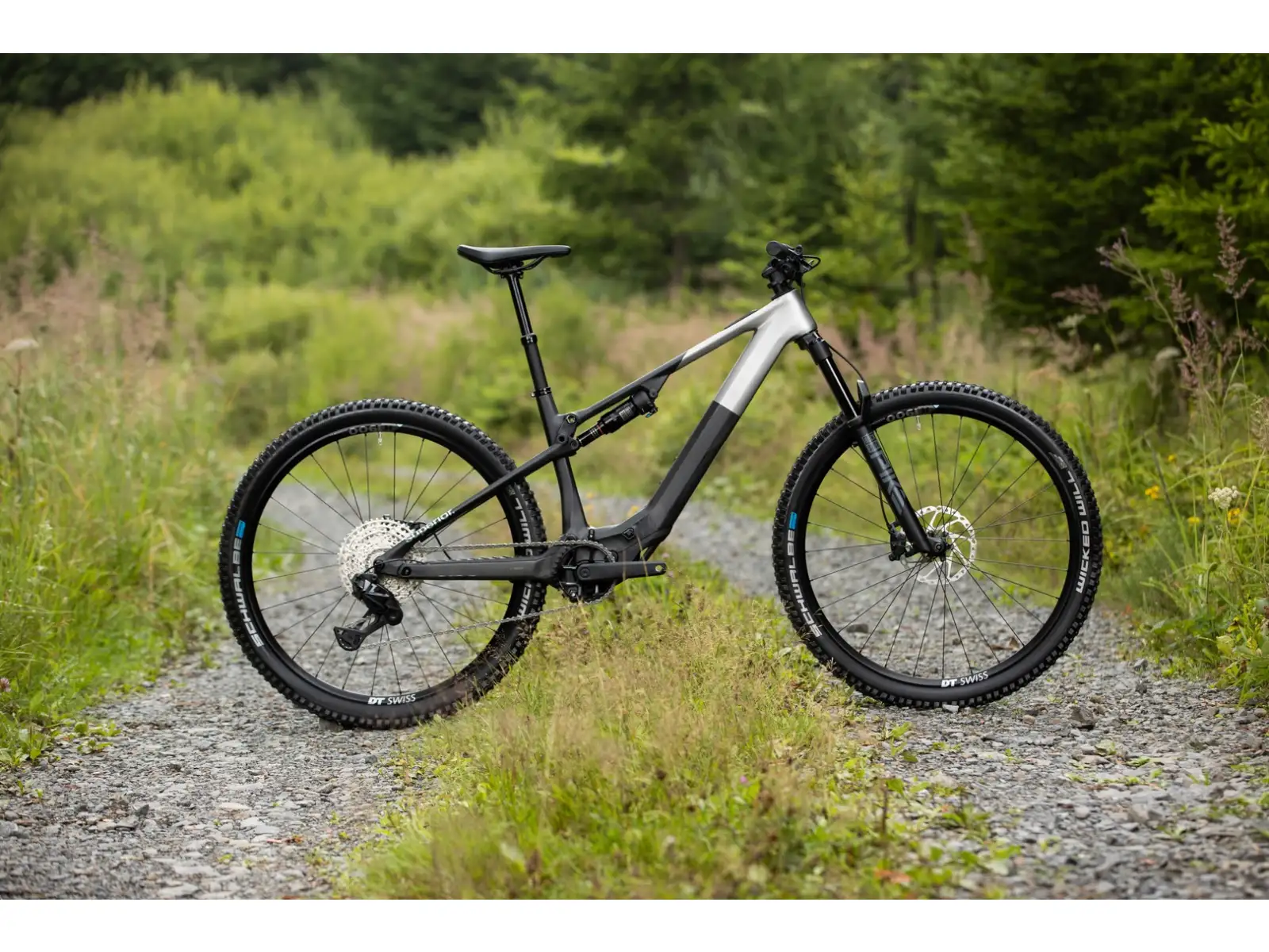 Superior iXF 9.7 full-suspension e-bike Gloss Chrome / Matte