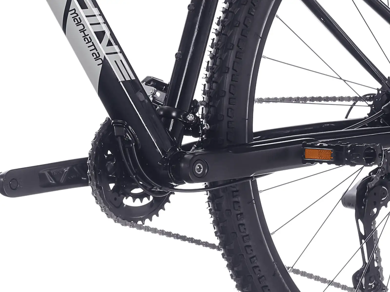Rock Machine Manhattan 40-29 mountain bike Gloss Saphire Black
