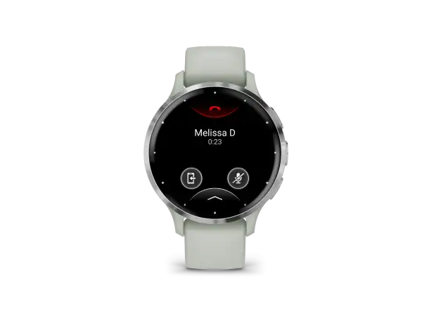 Garmin Venu 3S smart watch Silver/Sage Grey